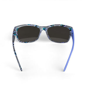 Aqua Atomic Print Sunglasses