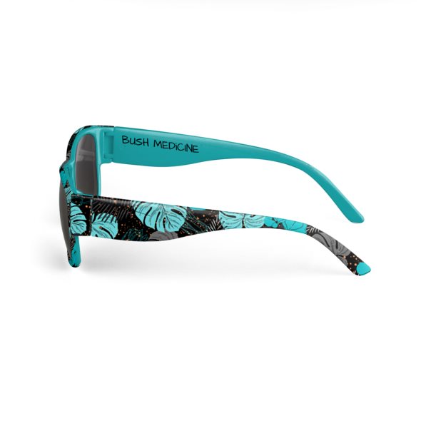 Hawaiian Black Print Sunglasses