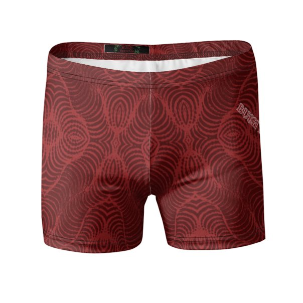 Swimming Trunks - Burgundy Print