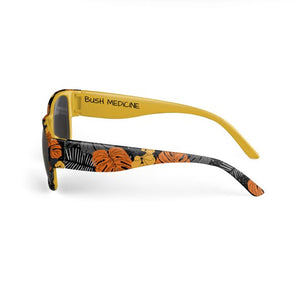Crazy Hawaiian Print Sunglasses