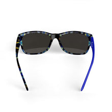 Electric Wood Print Sunglasses