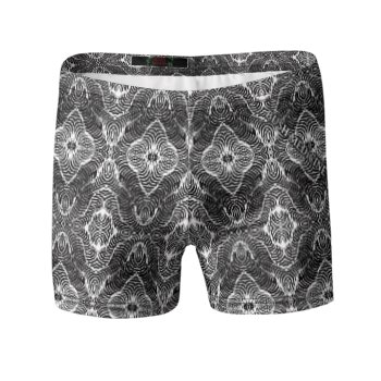 Bush Medicine Swimming Trunks - Monochrome